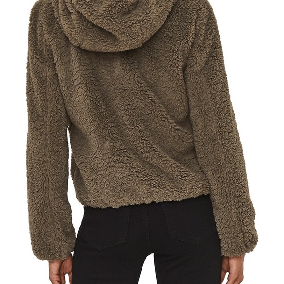 VERO MODA Hooded Teddy Jacket - Picture 4 of 5